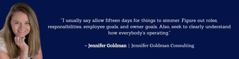 Business buyers shouldn't act right away, allow 15 days before implementing changes