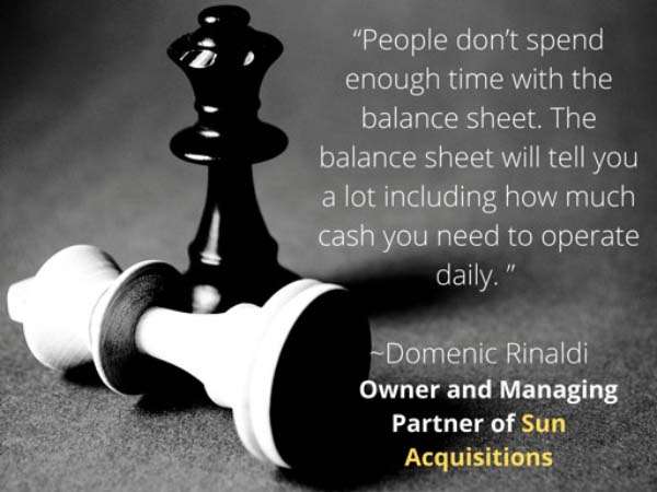 Read the Balance Sheet Thoroughly when Acquiring a Business